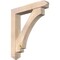 Ekena Millwork Imperial Arts and Crafts Smooth Bracket w/ Offset Brace, Douglas Fir, 7 1/2"W x 42"D x 48"H BKT0806X42X48IMP03SDF - alternate 1